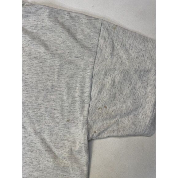 VINTAGE ABC-Up South America T-shirt Men XL Heather Gray 90s Single Stitch - Picture 8 of 11